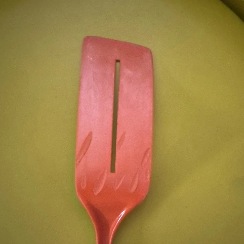 Vtg FOLEY Orange Nylon Spatula 1 Slot 12